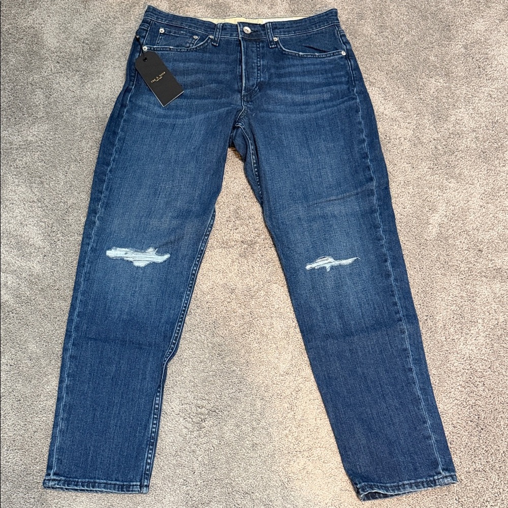 NWT Rag & Bone Rosa Mid-rise Boyfriend Jeans - Size 27